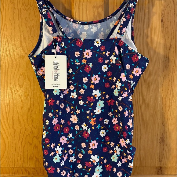 Latched Mama -  Maternity/Nursing Tankini. - Picture 2 of 8